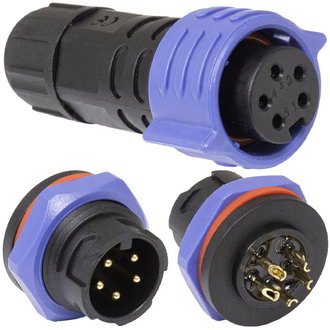 Герметичные разъемы SZC16B-5P-M-FB SZC