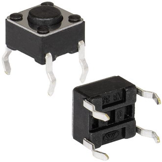 Тактовые кнопки KAN0611-0431B 6x6x4.3 mm RUICHI