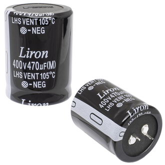 Электролитические конденсаторы 470 UF 400V 105*C 35*45 Liron Liron