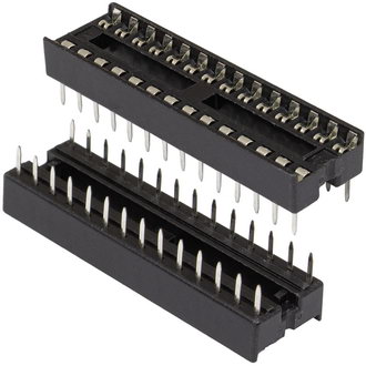 Панельки для микросхем DS1009-28AT1NS-0A2 CONNFLY