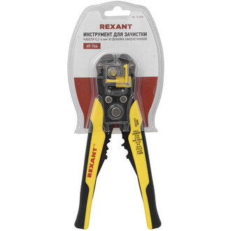 Для зачистки и обрезки кабеля Инструмент для зачистки кабеля 0.2-6.0 и обжима након. HT-766 (TL-766) 12-4005 REXANT
