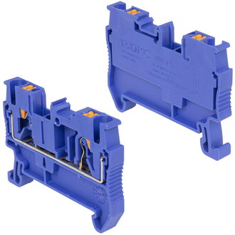 Клеммные колодки на динрейку VPR-2.5-BU DKC
