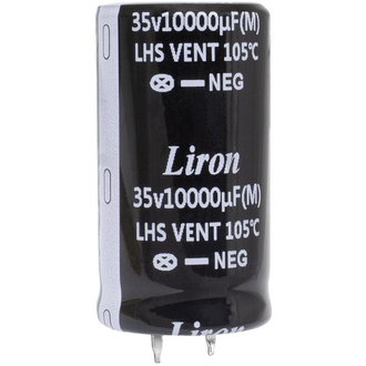 Электролитические конденсаторы 10000 UF 35V 105*C 25*45 Liron Liron