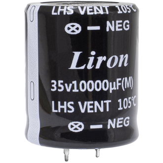 Электролитические конденсаторы 10000 UF 35V 105*C 30*35 Liron Liron