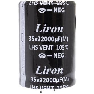 Электролитические конденсаторы 22000 UF 35V 105*C 35*50 Liron Liron