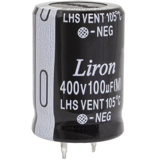Электролитические конденсаторы 100 UF 400V 105*C 22*30 Liron Liron