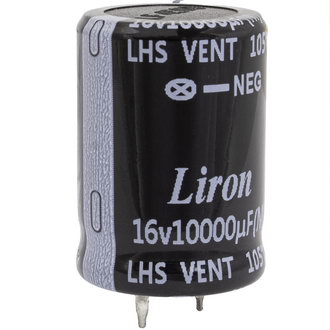 Электролитические конденсаторы 10000 UF 16V 105*C 22*30 Liron Liron