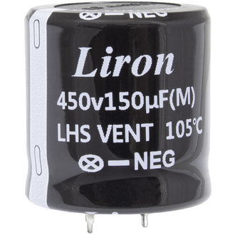 Электролитические конденсаторы 150 UF 450V 105*C 30*30 Liron Liron