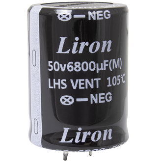Электролитические конденсаторы 6800 UF 50V 105*C 30*40 Liron Liron