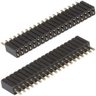 Штыри и гнезда для плат 1.27мм L-KLS1-208C-4.6-1-10-S KLS