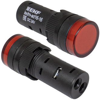 Светоарматура Матрица светодиодная AD16-16HS красн. 230В AC PROxima ledm-ad16-16-r EKF