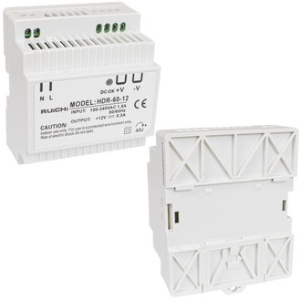 Источники питания на DIN-рейку HDR-60-12 RUICHI