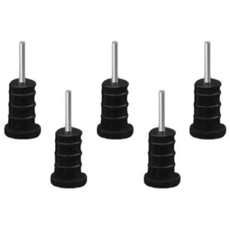 Аудио разъемы Rubber plug 3.5mm Jack 02 black RUICHI