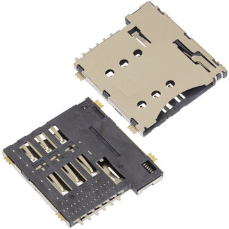 Держатели SIM и карт памяти DS1138-11-06SS0BR (CONNFLY) CONNFLY