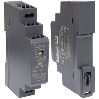 Источники питания на DIN-рейку DDR-15G-5 (MW)    MEAN WELL