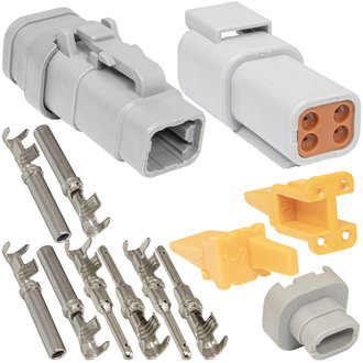 Авт. соединители DTM04-4P-E007  21/11 RUICHI