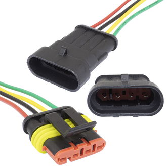 Авт. соединители SuperSeal 1.5, 4PIN MF (18AWG 20cm) RUICHI