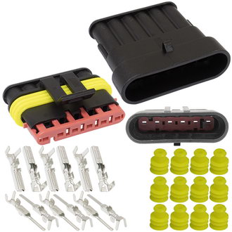 Авт. соединители SuperSeal 1.5, 6PIN MF RUICHI