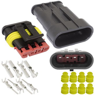 Авт. соединители SuperSeal 1.5, 4PIN MF RUICHI