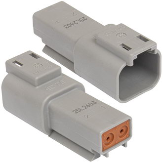 Авт. соединители DT04-2P TE Connectivity