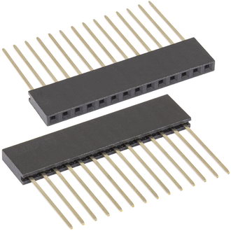 Штыри и гнезда для плат 2.54мм DS1023-1x14S21-N-009 CONNFLY