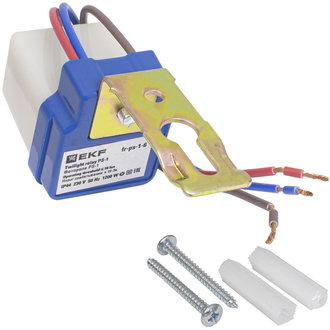 Датчики движения Фотореле PS-1 6А 1200Вт IP44 fr-ps-1-6 EKF