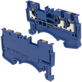 Клеммные колодки на динрейку DS1.5-TW-01P-12-00ZH DEGSON