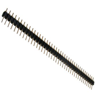 Штыри и гнезда для плат 2.54мм PSLM-1х40 RUICHI