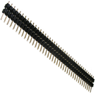 Штыри и гнезда для плат 2.54мм PLH-40 (16mm) 