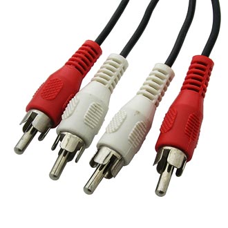 Аудио / видео шнуры 2RCAm-2RCAm 1.5m L 