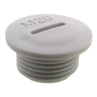 Заглушки для кабельных вводов Заглушка MG-20 Серый пластик RUICHI Заглушки для кабельных вводов Заглушка MG-20 Серый пластик RUICHI