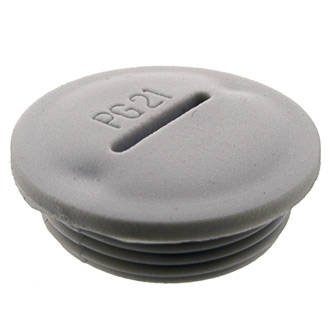 Заглушки для кабельных вводов Заглушка PG21 Серый пластик RUICHI Заглушки для кабельных вводов Заглушка PG21 Серый пластик RUICHI