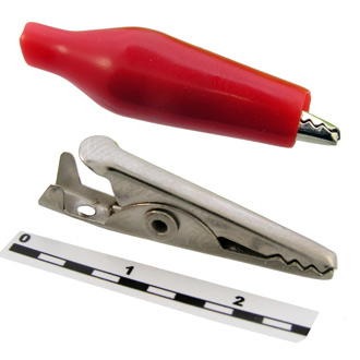 Зажимы, крокодилы 8-0025 red RUICHI