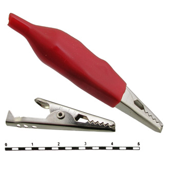 Зажимы, крокодилы 8-0027 red RUICHI