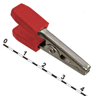 Зажимы, крокодилы 8-0029 red RUICHI