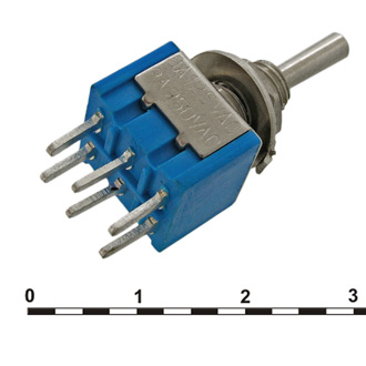 Микротумблеры MTS-213-A2 on-off-(on)  