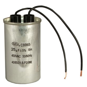 Пусковые конденсаторы CBB65 25uF 450V WIRE (SAIFU) SAIFU