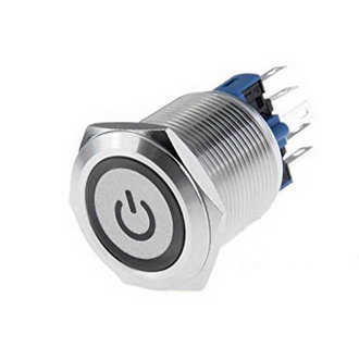 Кнопки антивандальные PBS-31B off-(on) белый RUICHI Кнопки антивандальные PBS-31B off-(on) белый RUICHI