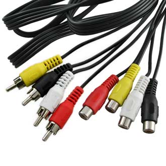 Аудио / видео шнуры 4RCAm-4RCAF 1.5m 