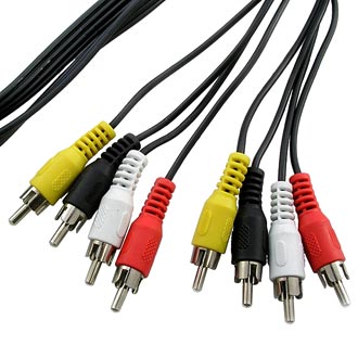 Аудио / видео шнуры 4RCAm-4RCAm 1.5m 