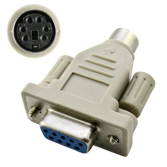 Переходные разъемы DIN6F-DB9F 