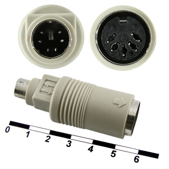 Переходные разъемы DIN6M-DIN5F 