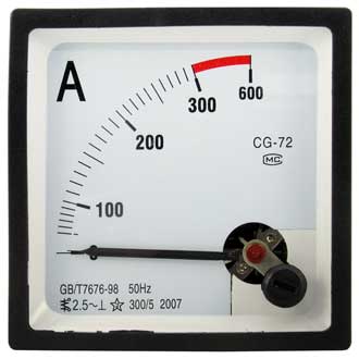 Приборы переменного тока Амперметр 300/5А 50гц (72х72) RUICHI Приборы переменного тока Амперметр 300/5А 50гц (72х72) RUICHI