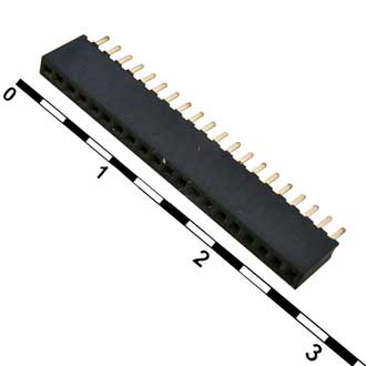 Штыри и гнезда для плат 1.27мм PBL-1x20 