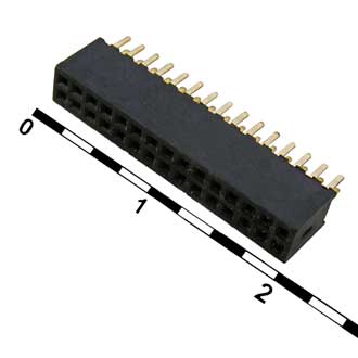 Штыри и гнезда для плат 1.27мм PBL-2x15 