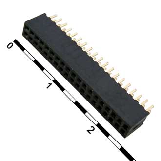 Штыри и гнезда для плат 1.27мм PBL-2x19 
