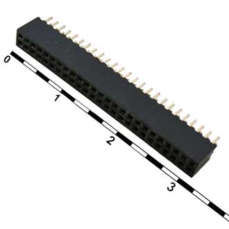 Штыри и гнезда для плат 1.27мм PBL-2x25 