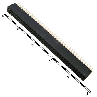 Штыри и гнезда для плат 1.27мм PBL-2x36 