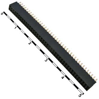 Штыри и гнезда для плат 1.27мм PBL-2x40 