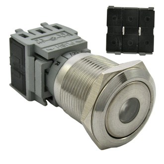 Антивандальные индикаторы LAS1-BGQ-D/R 12v 